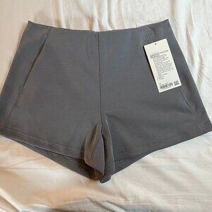 Lululemon Softstreme Kick Flare Shorts -- Gray